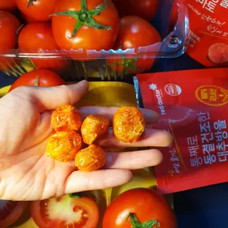 레드닥터 완숙토마토 + 통째로 동결건조한 대추방울토마토 — 5점을 준 리뷰어가 2022년 11월 올린 사용 사진