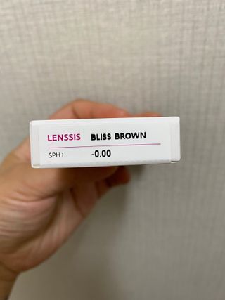 렌시스 LENSSIS [ 렌시스 ] 꾸안꾸템 , 낀 듯 안 낀 듯 자연스러운 ＃블리스시리즈 1개월용 ｜ 2컬러 중 택1 ｜ — 5점을 준 리뷰어가 2021년 4월 올린 사용 사진
