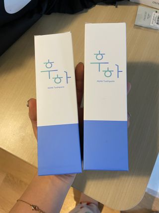 [심폐소생소] 무불소 임산부 천연 치약 — 5점을 준 리뷰어가 2021년 10월 올린 사용 사진