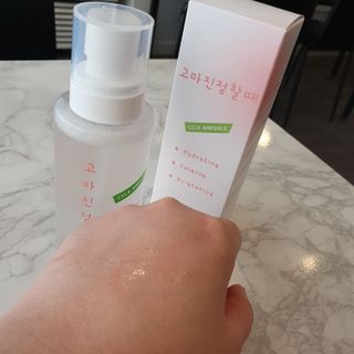 [시카앰플] 묘오한 고마진정할때 진정 스프레이 앰플 150ml — 5점을 준 리뷰어가 2021년 3월 올린 사용 사진