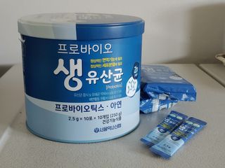 서울약사신협_프로바이오생유산균_2.5G x 100포 — 5점을 준 리뷰어가 2021년 3월 올린 사용 사진