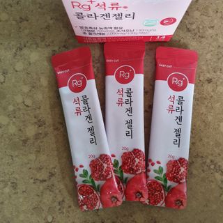 함초록 Rg+ 석류콜라겐젤리 — 5점을 준 리뷰어가 2021년 3월 올린 사용 사진