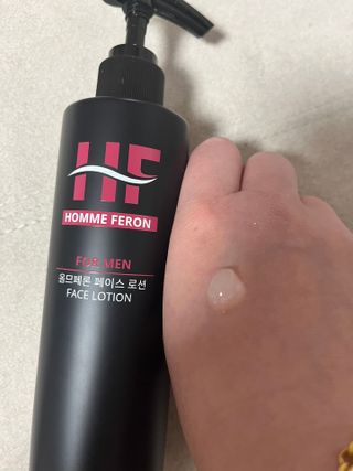 웰피아생활건강 웰피아 올인원 남성화장품 옴므페론 — 5점을 준 리뷰어가 2023년 5월 올린 사용 사진