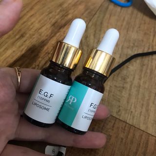 랑팡 EGF+FGF 10ppm 리포좀 앰플 원액 10ml — 4점을 준 리뷰어가 2021년 10월 올린 사용 사진