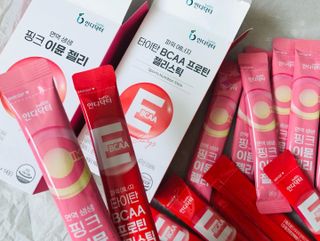 인디닥터 면역 생생 핑크 이뮨 젤리 + 타이탄 BCAA 프로틴 젤리스틱 — 5점을 준 리뷰어가 2022년 5월 올린 사용 사진