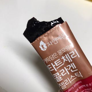 자연에온 몽모랑시 타트체리 3종 세트 구성 - 저분자콜라겐젤리, NFC 착즙주스 — 4.5점을 준 리뷰어가 2021년 7월 올린 사용 사진