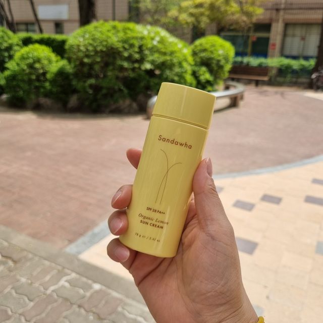 산다화 유기농 레몬썬크림 리뷰 사진