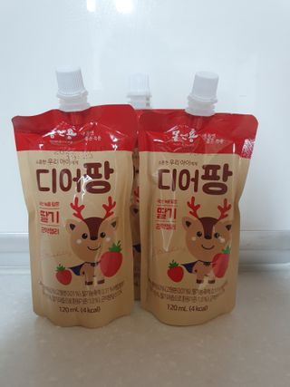 [몸엔용] 우리 아이 건강간식, 달콤한 녹용곤약젤리 디어팡 4종 — 5점을 준 리뷰어가 2022년 4월 올린 사용 사진