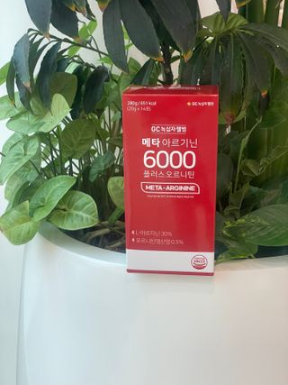 메타아르기닌 GC녹십자웰빙 메타 아르기닌 6000 플러스 오르니틴 — 5점을 준 리뷰어가 2022년 11월 올린 사용 사진