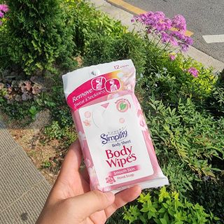[심플리티] 한 장으로 향기롭게, 산뜻하게 바디시트 2종 + 랜덤향1개 총 3팩구성 — 4점을 준 리뷰어가 2021년 5월 올린 사용 사진