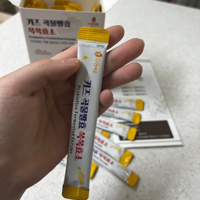 자연에온 키즈 곡물발효 쏙쏙효소 2.5g 30포 리뷰 사진
