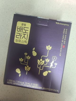광동생활건강 나우 [광동] 배도라지 쌍화스틱 10mL x 100포 — 5점을 준 리뷰어가 2023년 2월 올린 사용 사진