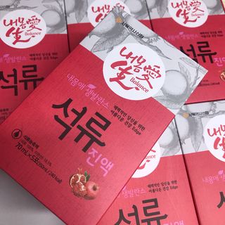 서울약사신협_내몸애생발란스석류_70ml x 30포 — 5점을 준 리뷰어가 2021년 4월 올린 사용 사진