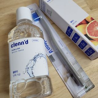 주식회사 클린디 [클린디]🌿민트향으로 상쾌하게, 단짝가글 + 맞춤 칫솔 + 치약 세트🦷 — 5점을 준 리뷰어가 2022년 1월 올린 사용 사진