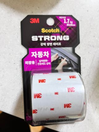 나우[3M] 스카치 고내열 블랙박스 양면테이프 + 외장용 강력테이프 — 4.5점을 준 리뷰어가 2024년 7월 올린 사용 사진