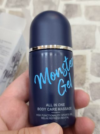 [바록스] 류현진 올인원 바디릴렉싱 몬스터겔 50ml — 5점을 준 리뷰어가 2021년 4월 올린 사용 사진