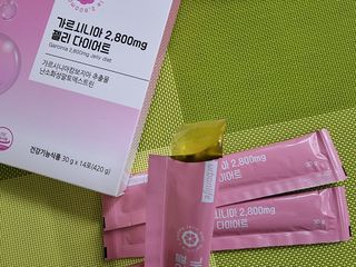 주식회사 얼굴반쪽 [얼굴반쪽 가르시니아 2,800mg] x 14포 1주 젤리 다이어트 보조제 체지방감소 — 3점을 준 리뷰어가 2021년 10월 올린 사용 사진