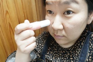스킨큐어 산다화 카멜리아 안티 링클 멀티밤 — 5점을 준 리뷰어가 2022년 4월 올린 사용 사진