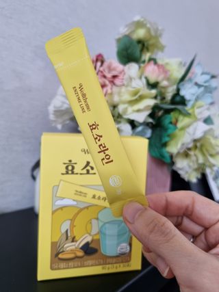 목 넘김이 편한 곡물발효효소 웰테므 효소라인 — 3점을 준 리뷰어가 2023년 2월 올린 사용 사진