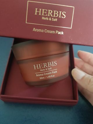 약손명가코스메틱 헤르비스 아로마 크림팩 50ml — 5점을 준 리뷰어가 2021년 3월 올린 사용 사진
