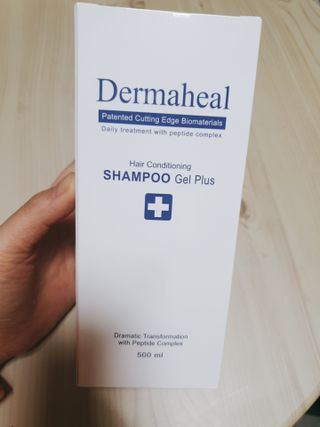 더마힐 헤어 컨디셔닝 샴푸 500ml 3종 중 택1 — 5점을 준 리뷰어가 2021년 4월 올린 사용 사진
