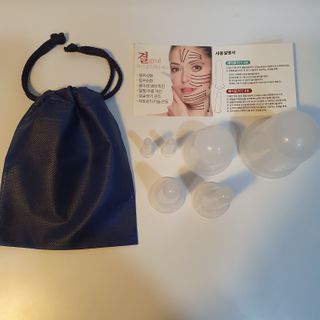 메디미케이알 커핑테라피 실리콘부항마사지 리프팅 페이스+바디 안티 셀룰 라이트 6pcs — 5점을 준 리뷰어가 2021년 2월 올린 사용 사진