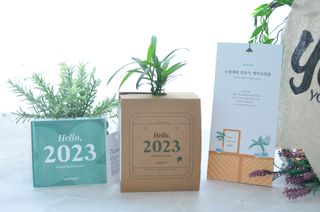 [메이크정글] 식물과 달력이 하나로, 2023년 식물캘린더 No.1 — 5점을 준 리뷰어가 2022년 10월 올린 사용 사진