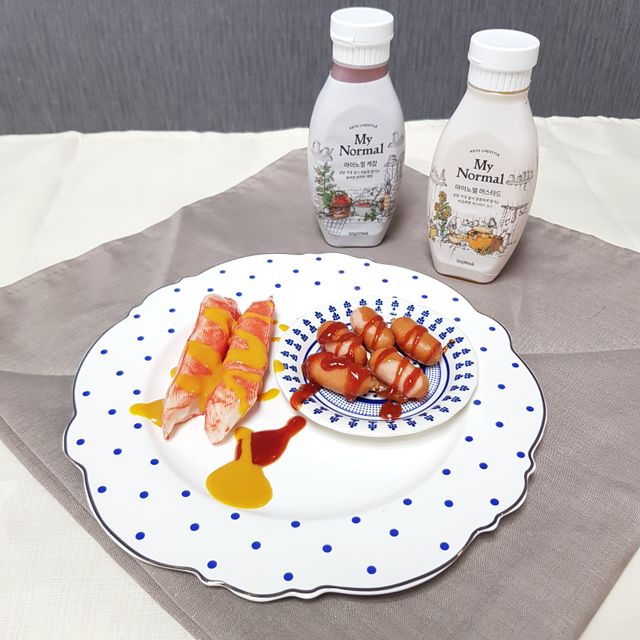 마이노멀 올바른 저당소스 2종 Set - 케찹 & 머스타드 리뷰 사진