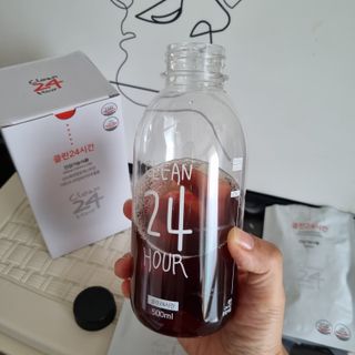 클린24시간 1BOX(5포) + 전용보틀(500ml) — 5점을 준 리뷰어가 2022년 10월 올린 사용 사진