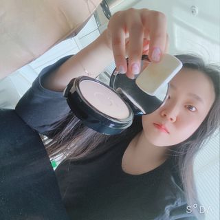 이든미네랄 비건 프레스드 파우더 팩트 — 4점을 준 리뷰어가 2022년 5월 올린 사용 사진