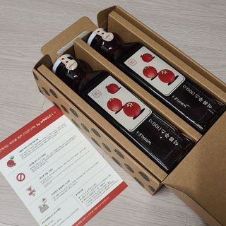 [바이윙클] 페르시아 유기농 석류 착즙주스 750ml 2병 + 선물박스 세트 — 5점을 준 리뷰어가 2022년 2월 올린 사용 사진