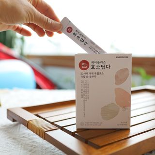 FREE [경남제약헬스케어] 런칭기념 케어플러스 참효소답다 3g x 30포/곡물효소&콤부차 — 5점을 준 리뷰어가 2023년 10월 올린 사용 사진