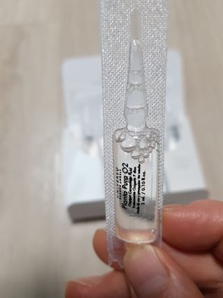 유니베르소 산소앰플 7일 집중케어 앰플 — 5점을 준 리뷰어가 2021년 7월 올린 사용 사진
