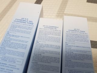 페브유 / FABYOU 페브유 pH5.5 캐모마일 젤 클렌징 폼 + 클렌징 오일 + 토너 3종 세트 — 4점을 준 리뷰어가 2021년 6월 올린 사용 사진