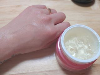 SOONWITH 바이오 수퍼 아쿠아 하이드로 젤 크림 — 5점을 준 리뷰어가 2021년 3월 올린 사용 사진