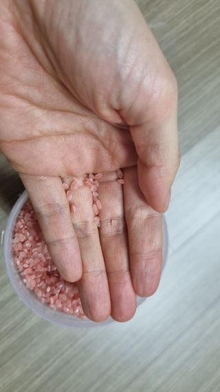 하나로라이스 기능성쌀 5종 1kg  환경을 생각한 다회용 용기 사용 — 5점을 준 리뷰어가 2022년 1월 올린 사용 사진
