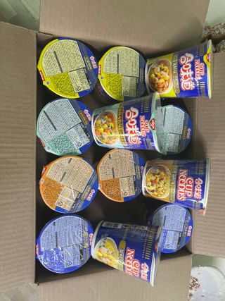 NISSIN 닛신 컵누들  4종 - 씨푸드오리지날, 씨푸드 스파이시, 씨푸드 커리, 씨푸드 XO소스 — 5점을 준 리뷰어가 2023년 1월 올린 사용 사진