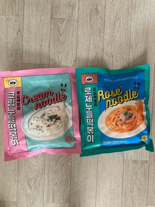 [푸딩팩토리] 로제누들떡볶이 500g / 까르보나라크림누들떡볶이 500g — 5점을 준 리뷰어가 2022년 8월 올린 사용 사진