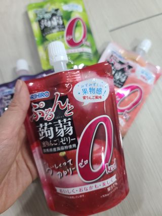 ORIHIRO 오리히로 곤약젤리 제로칼로리 130g 4종 4팩(맛별로 1팩씩) — 5점을 준 리뷰어가 2023년 3월 올린 사용 사진