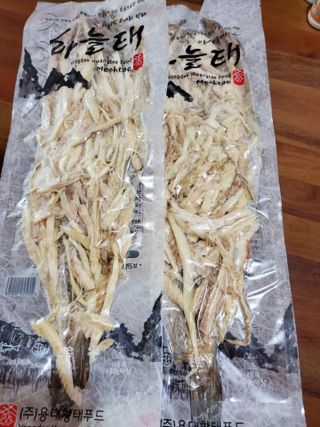 [오늘바스켓] 용대리 손질하늘태 130g — 5점을 준 리뷰어가 2021년 6월 올린 사용 사진