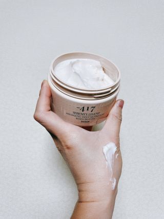 마이너스417 아로마틱 딥 뉴트리션 바디버터 — 5점을 준 리뷰어가 2021년 11월 올린 사용 사진