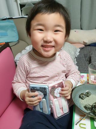 유비맘 스푼포크 케이스 세트 1+1 _컬러랜덤 발송 — 5점을 준 리뷰어가 2021년 2월 올린 사용 사진