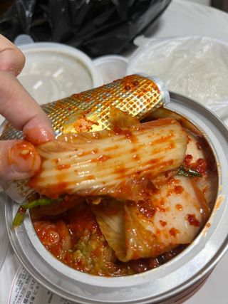 셰프애찬 알배기 겉절이 김치 1kg — 5점을 준 리뷰어가 2022년 9월 올린 사용 사진