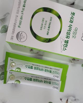 아임오 풋사과 식이섬유 밸런스 젤리 14포 — 5점을 준 리뷰어가 2021년 6월 올린 사용 사진