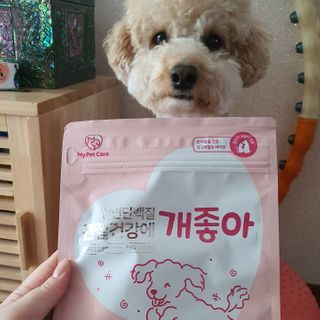 My Pet Care 천연단백질 관절건강에 개좋아 — 5점을 준 리뷰어가 2021년 2월 올린 사용 사진