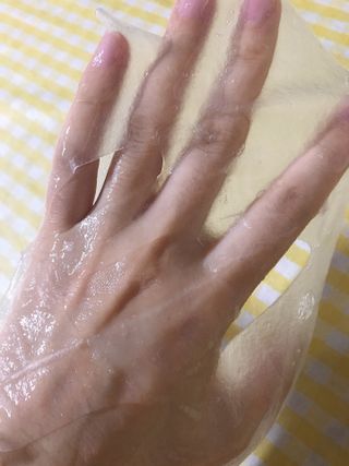 리더스코스메틱 리더스 메디유 더블 히알론10 수딩 마스크 — 5점을 준 리뷰어가 2021년 10월 올린 사용 사진