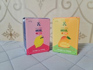 비타앤C 레몬맛, 망고맛 — 5점을 준 리뷰어가 2021년 7월 올린 사용 사진