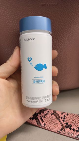파파비오랩 승무원 콜라겐 콜라겐바다 — 5점을 준 리뷰어가 2020년 12월 올린 사용 사진