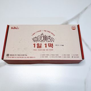 푸디푸디 1일1떡  가래떡 낱개포장 아침식사 식사대용 7종 세트 혼합 (14개입) — 5점을 준 리뷰어가 2022년 5월 올린 사용 사진