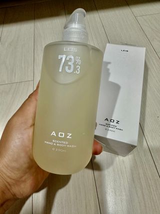 에일리언오더즈 센티드 핸드 앤 바디 워시 290ml (3종 택1) — 4.5점을 준 리뷰어가 2023년 8월 올린 사용 사진